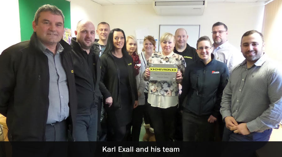 Chevron Doxey, Area 9 are awarded Depot of the Year 2015 Chevron Doxey, Area 9 are awarded Depot of the Year 2015