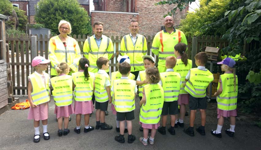 Chevron give school playground a makeover