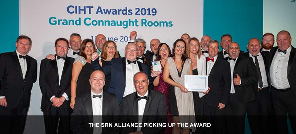 SRN Alliance (Area 3 & Area 9) win the CIHT Collaboration award 2019