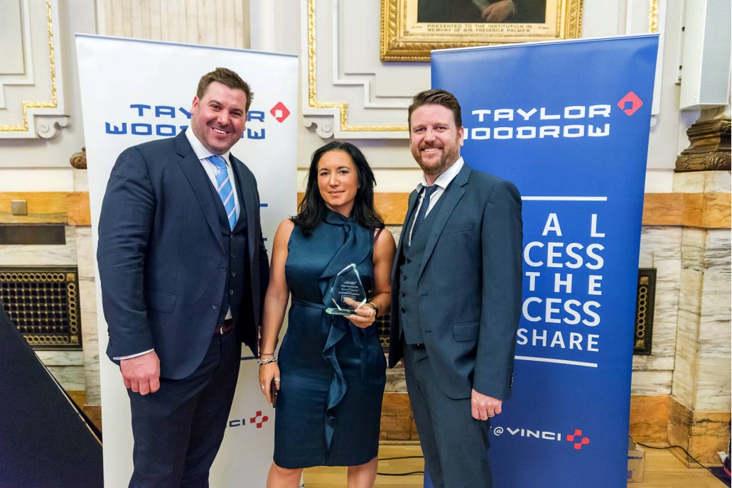 Chevron win award for ‘Fairness Inclusion & Respect at the Taylor Woodrow Supply Chain Awards 2018