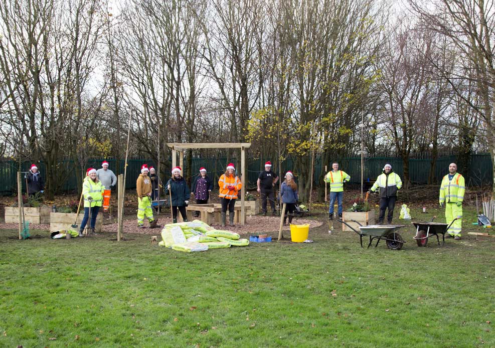 Chevron TM Helps create outdoor learning space for local school