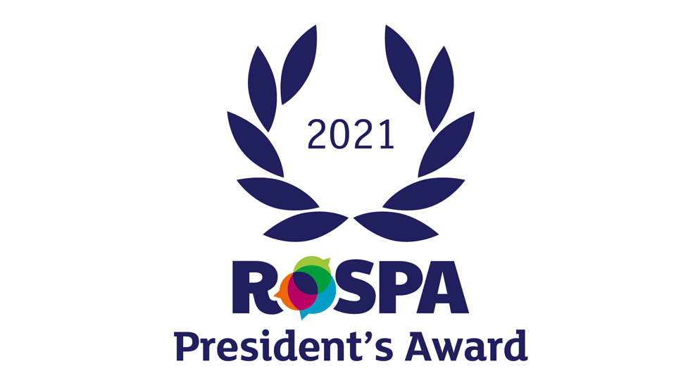 Chevron TM receives RoSPA president's award