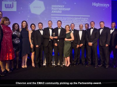 Highways Magazine Awards – Chevron and the EMAD team score a double