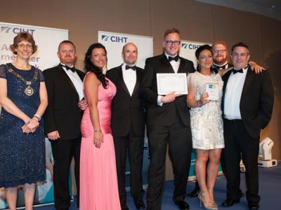 Chevron wins award for ‘Skills Development’ at the CIHT awards 2016