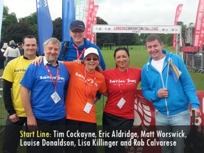 Team Chevron takes part in the London 2 Brighton 100K walk