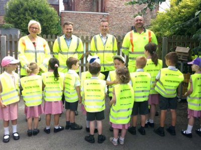 Chevron give school playground a makeover