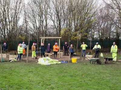 Chevron TM Helps create outdoor learning space for local school